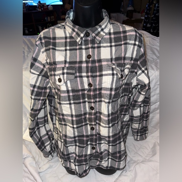 Tilly Tops - Tilley Brushed Flannel Button Up Shirt